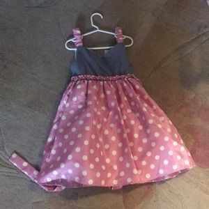 Polkadot strap dress